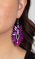 Paparazzi - Turn Up the Luxe - Pink Earring