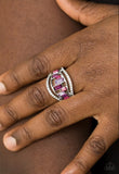 Treasure Chest Charm - Purple Ring