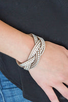 Paparazzi - Bring On The Bling - Brown Wrap Bracelet
