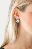 Paparazzi - Out Of This Galaxy - Silver Clip-On Earring