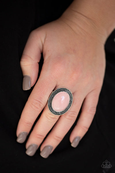 Paparazzi - Outdoor Oasis - Pink Ring