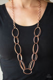 Paparazzi - Ring Bling - Copper Necklace