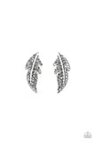 Paparazzi - Feathered Fortune - Silver Earring