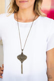 Paparazzi - Rural Remedy - Brass Necklace