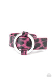 Paparazzi - Jungle Cat Couture - Pink Bracelet