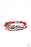 Paparazzi - Star-Studded Affair - Red Bracelet