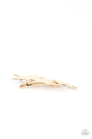 Paparazzi - She STAR-ted It! - Gold Hair Clip