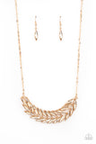 Paparazzi - Flight of FANCINESS - Gold Necklace