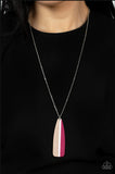 Paparazzi - Grab a Paddle - Pink Necklace
